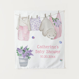 Tapiz Ducha de oso lindo para baby shower