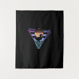 Tapiz Duck Retro 80 EDM Synthwave Gift T-Shirt