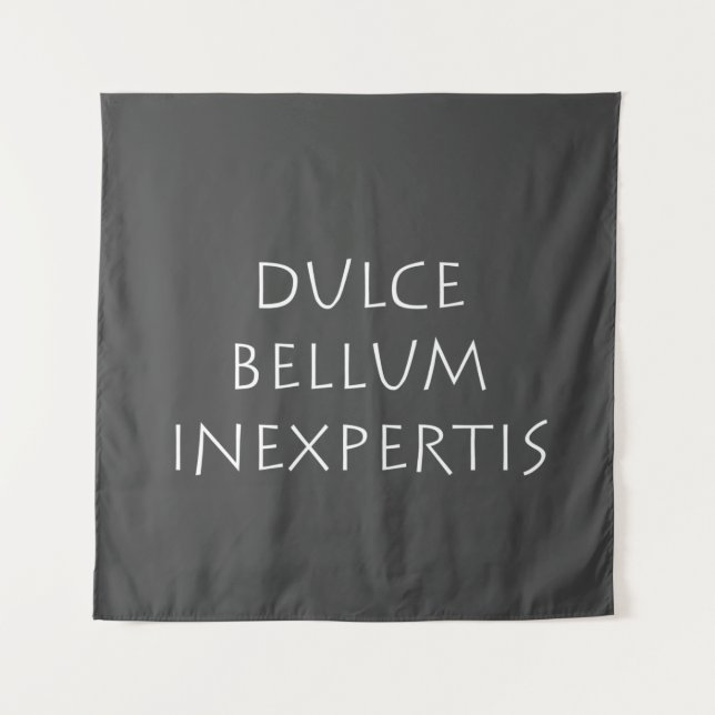 Tapiz Dulce bellum inexpertis (Anverso)