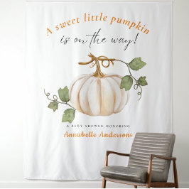 Tapiz Dulce calabaza en el camino a Baby Shower