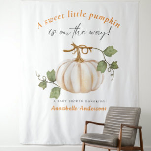 Tapiz Dulce calabaza en el camino a Baby Shower