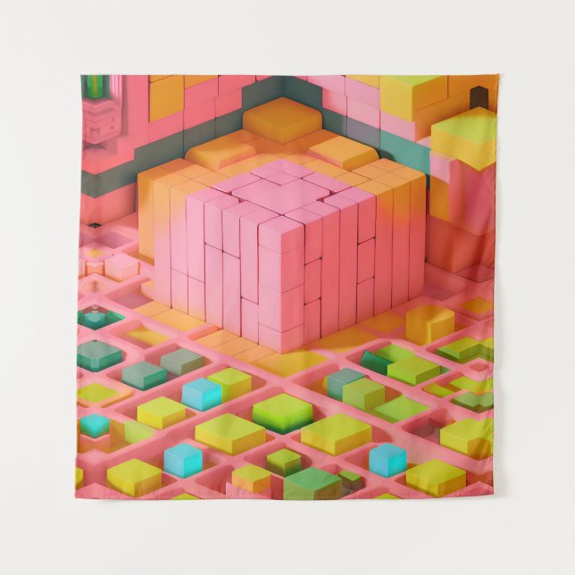 Tapiz Dulce de colores vivos (Anverso)