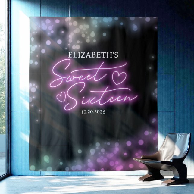 Tapiz Dulce fondo neón colorido de 16 días (Subido por el creador)