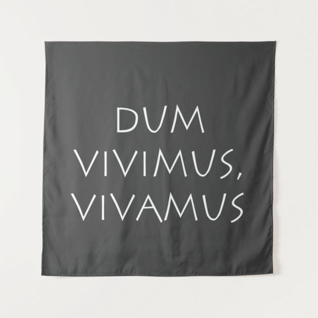 Tapiz Dum vímus vivamus (Anverso)