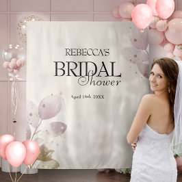 Tapiz Dusty mutado Rubor Floral rosa ducha de novia