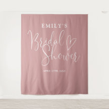 Dusty Rosa rosa ducha de novia foto de fondo