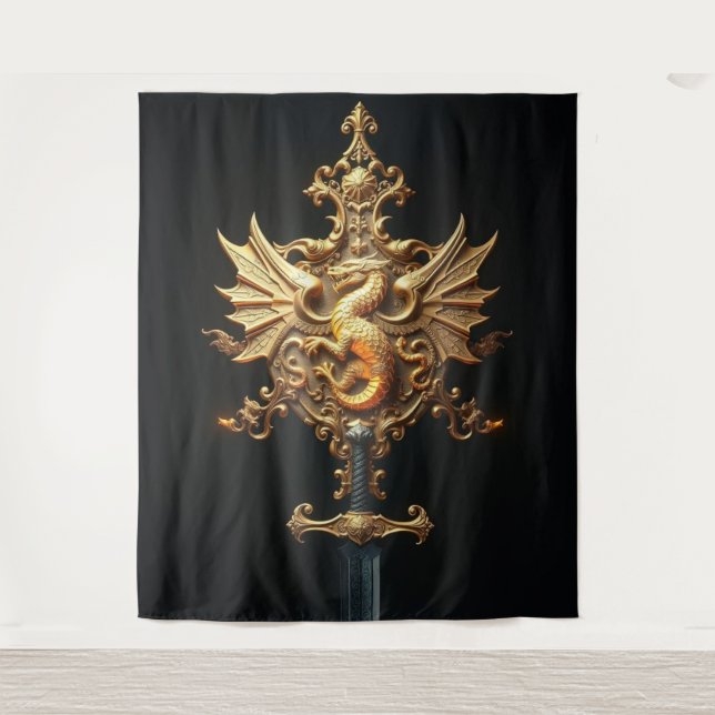 Tapiz Dynastisches Erbe – Das goldene Drachensiegel   (Anverso)