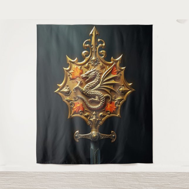 Tapiz Dynastisches Erbe – Das goldene Drachensiegel   (Anverso)