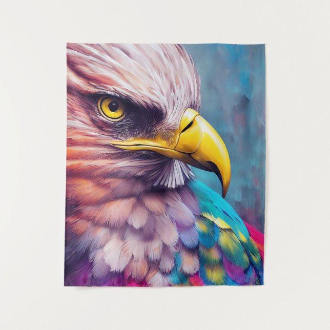 Tapiz Eagle águila calva descubrimiento animal naturalez (Anverso)