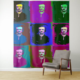 Tapiz Edgar Allan Poe Pop Art Tapestry