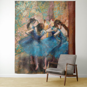 Tapiz Edgar Degas - Bailarinas en azul