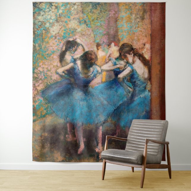 Tapiz Edgar Degas - Bailarinas en azul (In situ)