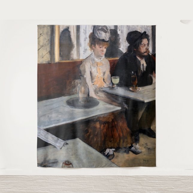 Tapiz Edgar Degas - En un café / The Absinthe (Anverso)
