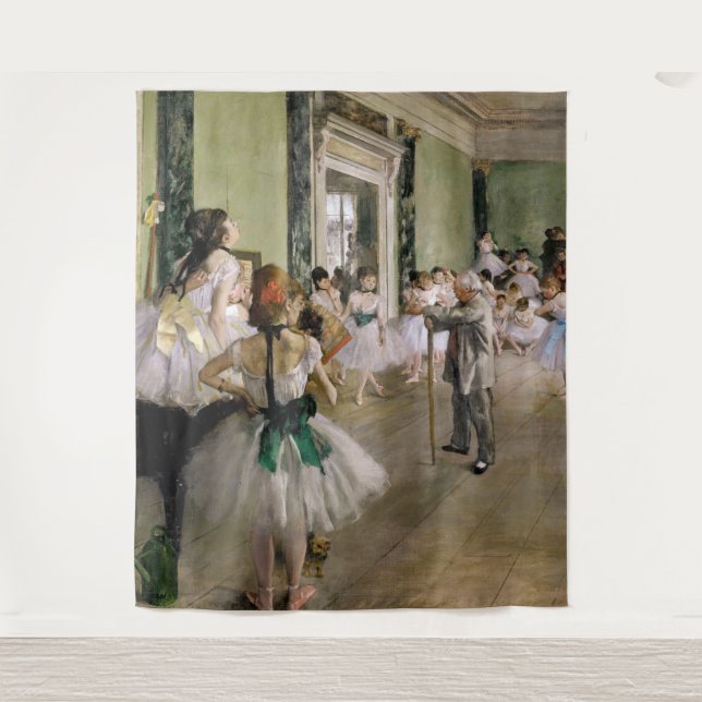 Tapiz Edgar Degas - La clase de danza (Anverso)