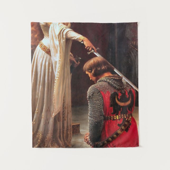 Tapiz Edmund Blair Leighton - El premio (Anverso)