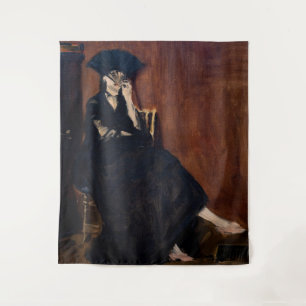 Tapiz Edouard Manet - Berthe Morisot con un abanico