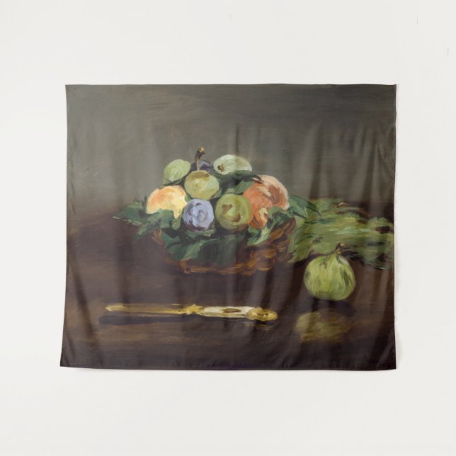 Tapiz Edouard Manet - Canasta de Frutas (Anverso (horizontal))