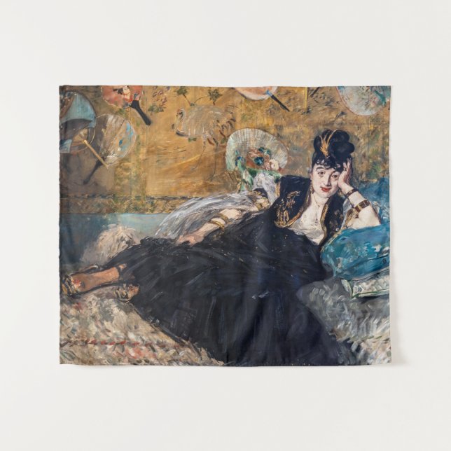 Tapiz Edouard Manet - Dama con Abanicos (Anverso (horizontal))