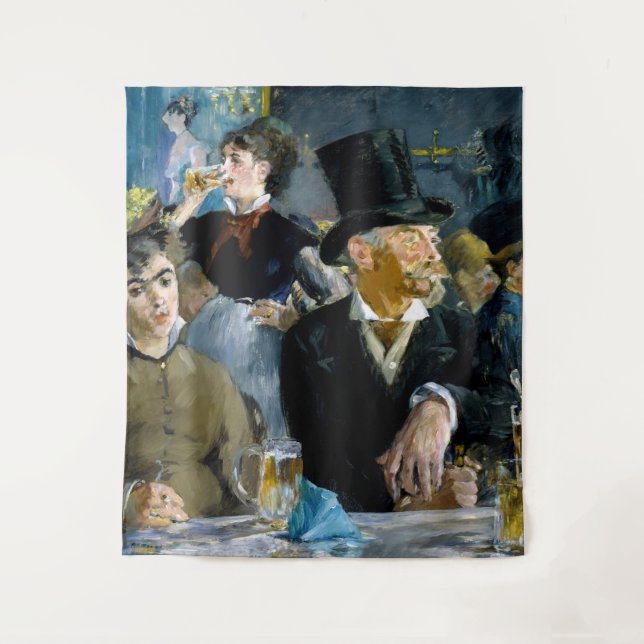 Tapiz Edouard Manet - En el café (Anverso)