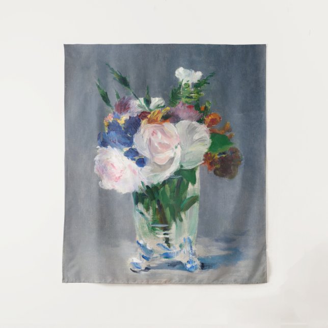 Tapiz Edouard Manet - Flores en una bolsa de cristal (Anverso)