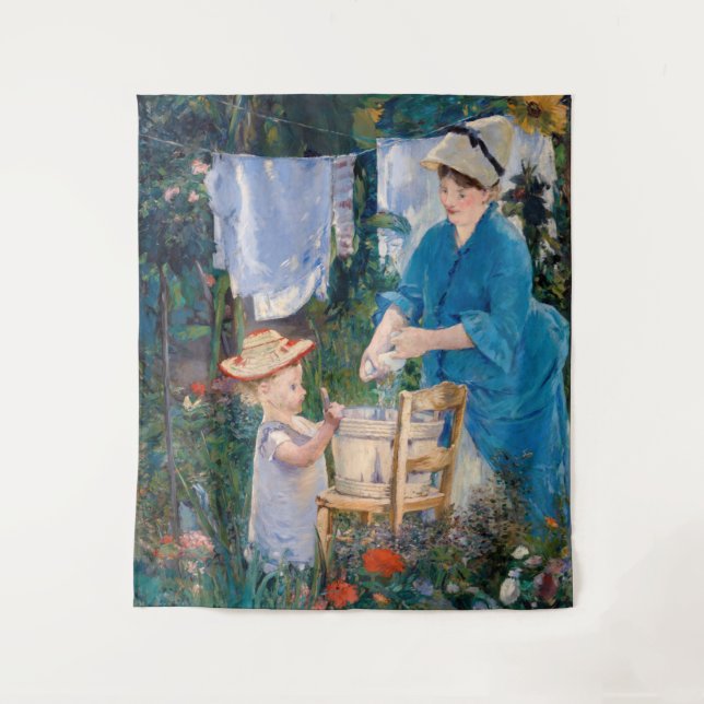 Tapiz Edouard Manet - Laundry (Anverso)