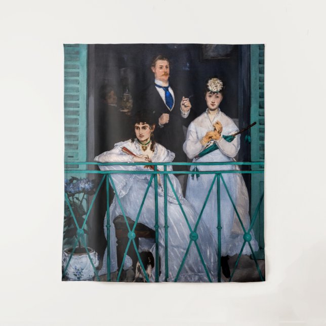 Tapiz Edouard Manet - The Balcony / Le Balcon (Anverso)