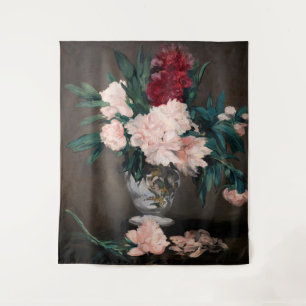 Tapiz Edouard Manet - Vase de Peonies en Pedestal pequeñ