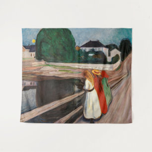 Tapiz Edvard Munch - Los Chicas en el puente
