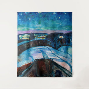 Tapiz Edvard Munch - Noche Starry 1922