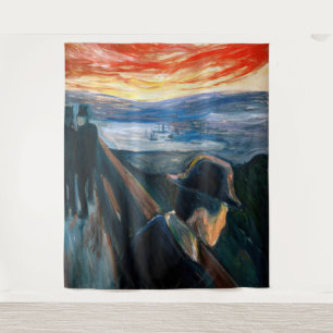 Tapiz Edvard Munch - Sick Mood at Sunset, desesperación