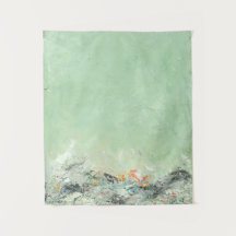 Effervesía - arte abstracto minimalista verde