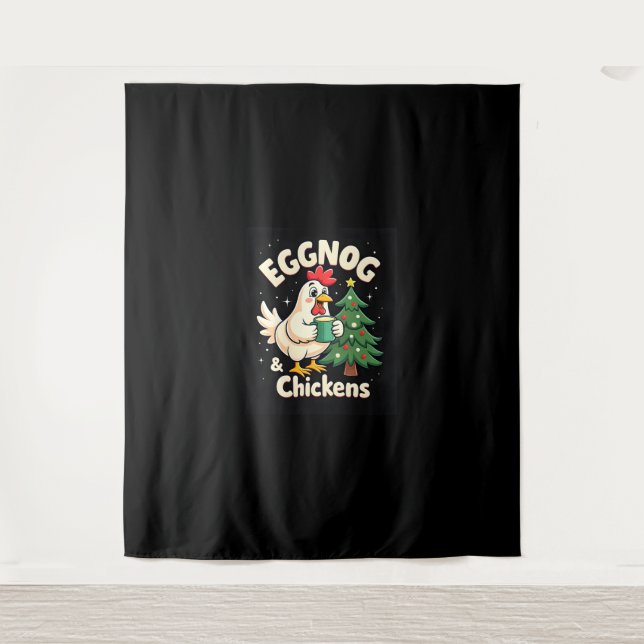 Tapiz Eggnog y pollo (Anverso)