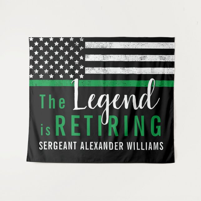 Tapiz Ejército de Jubilación Militar de Bandera de la Lí (Anverso (horizontal))