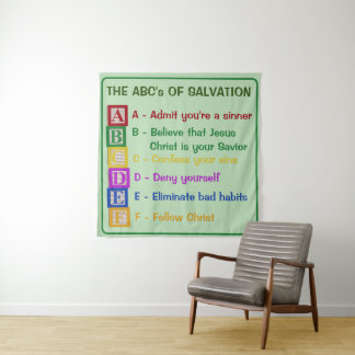 Tapiz El ABC de la Salvación
