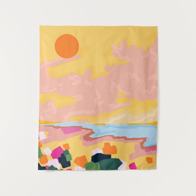 Tapiz El abrazo del sol (Anverso)