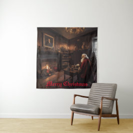 Tapiz El acogedor rincón de Santa