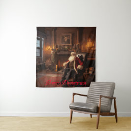 Tapiz El acogedor rincón de Santa