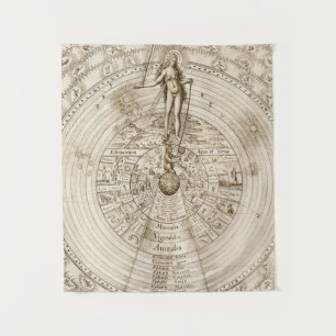 Tapiz El Alquimista Robert Fludd - Como Se Indica Más Ab