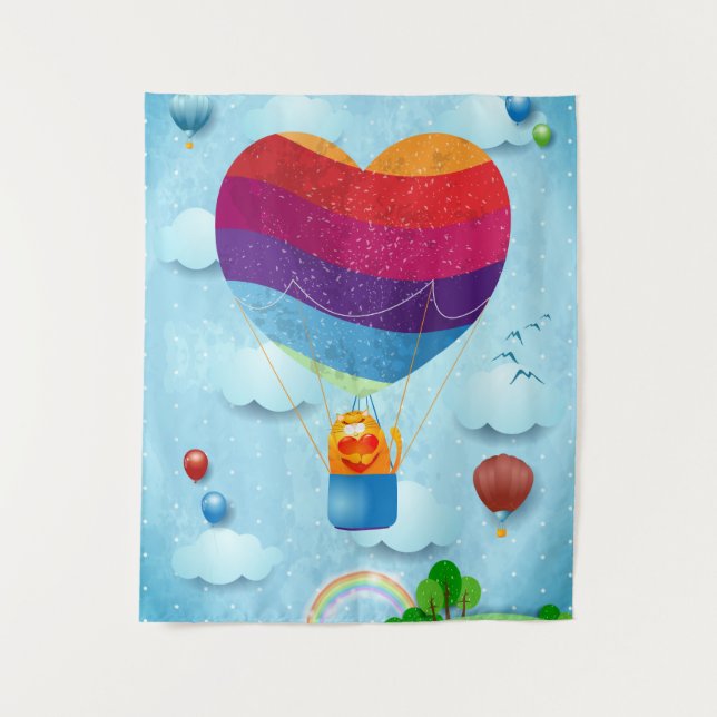 Tapiz El amor está en el aire (Anverso)