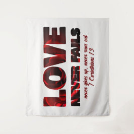 Tapiz EL AMOR NUNCA FRACASA A Christian