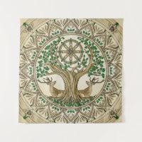 El árbol Bodhi, la rueda Dharma