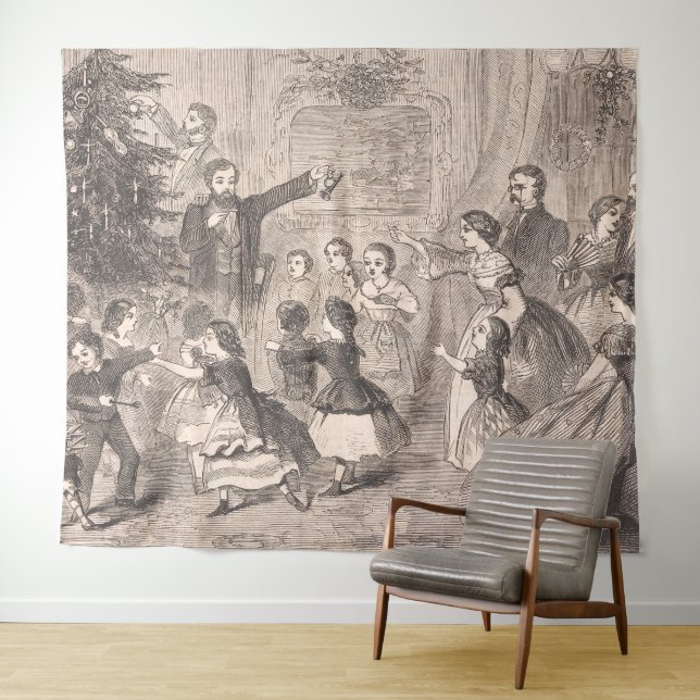 Tapiz El árbol de Navidad | Winslow Homer (In situ (horizontal))