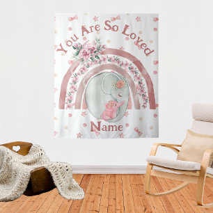 Tapiz El arcoiris del elefante blanco