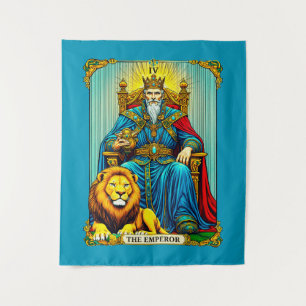 Tapiz El arte de la carta del emperador Tarot