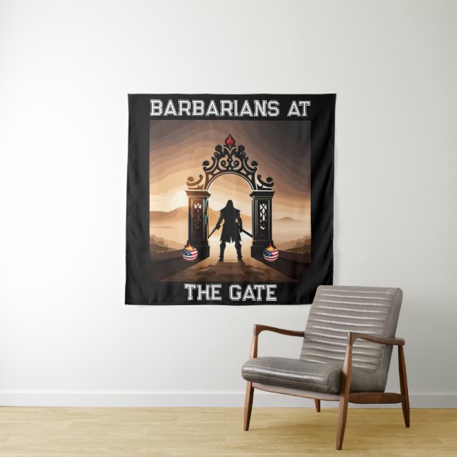Tapiz El asedio: Bárbaros a las puertas de América (In situ)