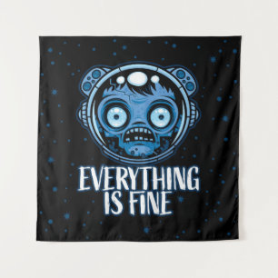 Tapiz El astronauta zombie está bien