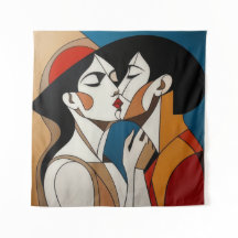 El beso abstracto