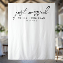El Boda de caligrafía elegante casada