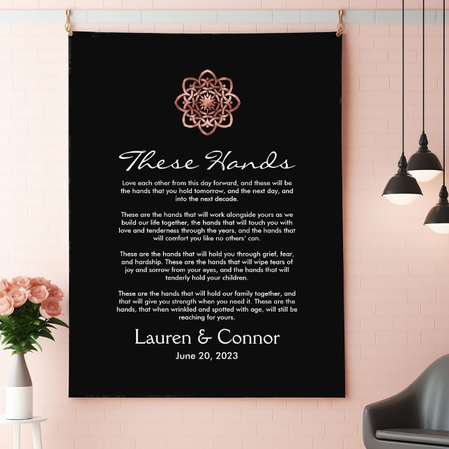 Tapiz El Boda irlandés que ayuna a mano Keepsake Celtic  (Handfasting Irish wedding vows keepsake)