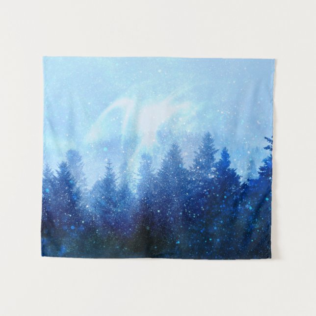 Tapiz El bosque despierta de la niebla (Anverso (horizontal))